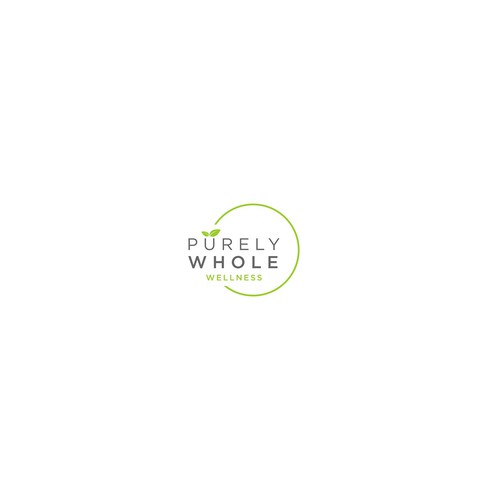 Design a logo for Purely Whole, a wellness consulting company for real people