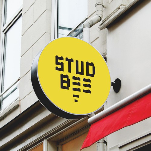Stud Bee - Lego Shop Logo