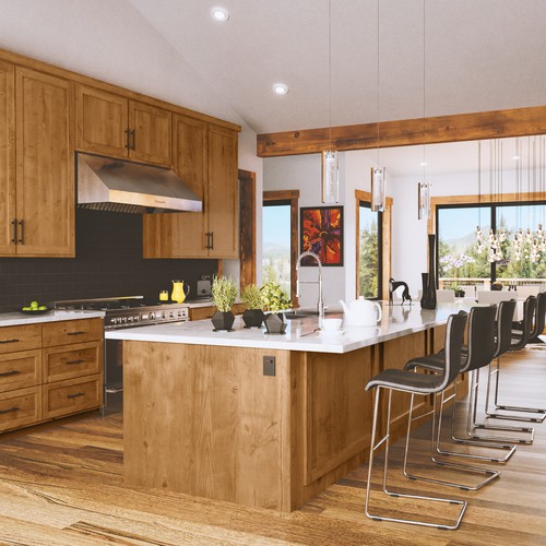 3D Rendering for a Kitchen