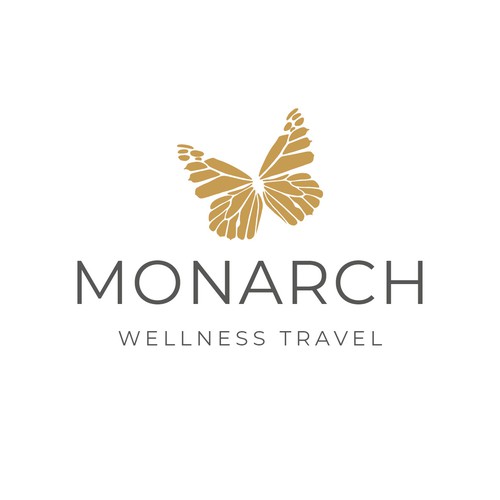 Logo Wellnessreisen mit Monarchenfalter