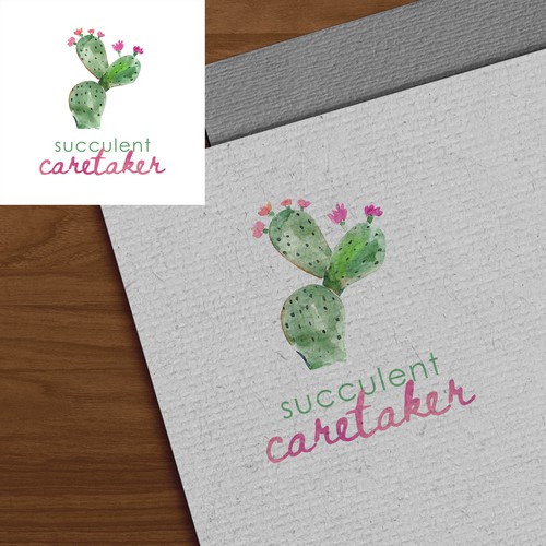 Logo Design: Succulent Caretaker