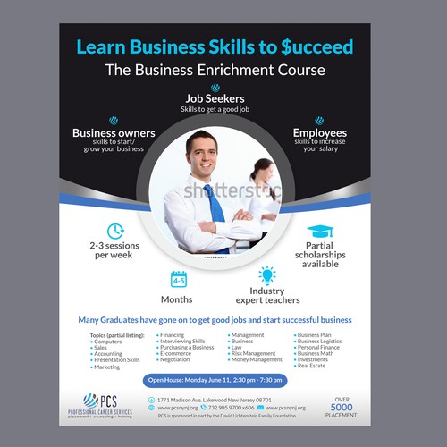 Business Enrichment Course Flyer