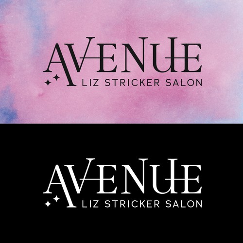 Logo for a high-end hair salon