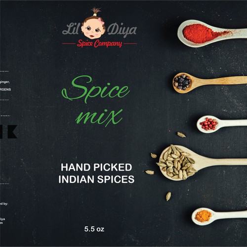 Label for a Spice company