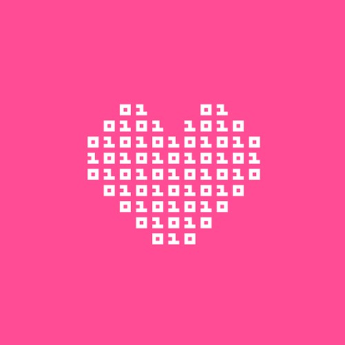 heart + binary