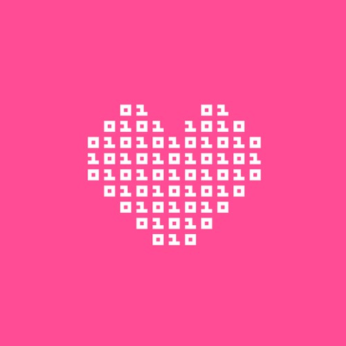 heart + binary