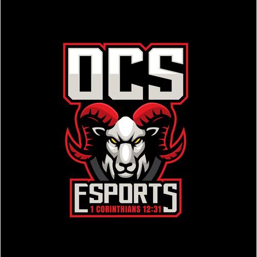Logo for Christian School esports team