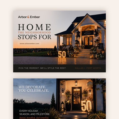 premium decor company postcard