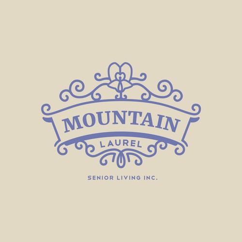 Luxury Mountain Laurel Logo