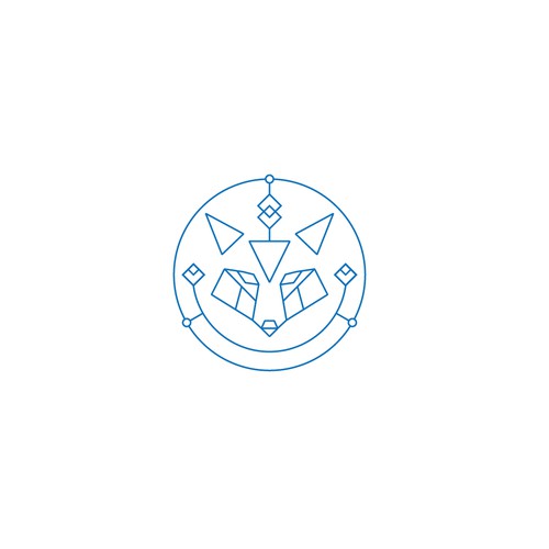 Modern sacred geometry logo for leadership coaching firm