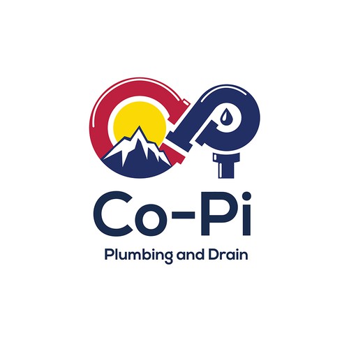Modern logo for a plumbing company