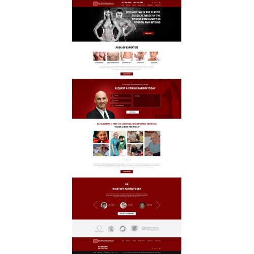 Website design for Dr. Rick SIlverman