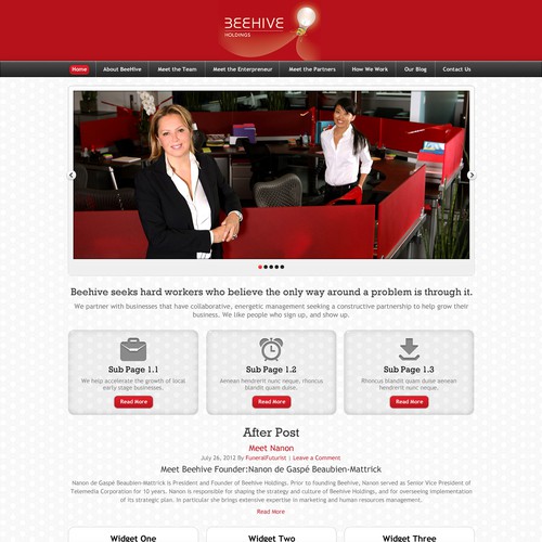 Guaranteed: New website design wanted for Beehive Holdings