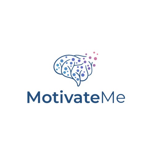 Playful logo for a motivational content platform