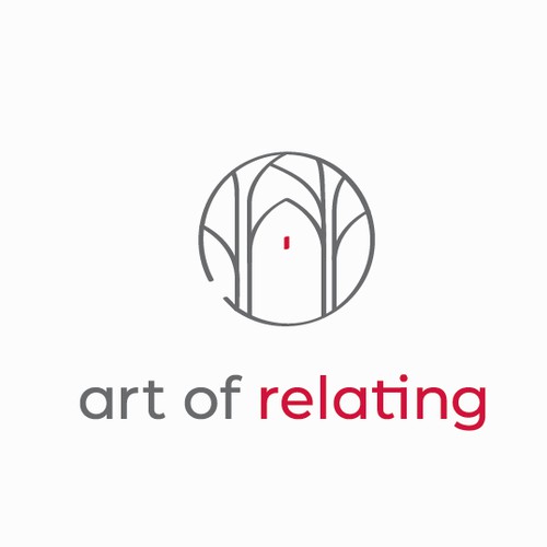 "Art of relating" logo available for customisation and sale