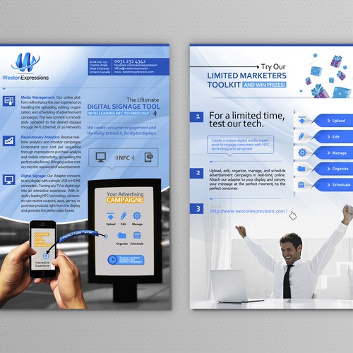 Create the next brochure design for WestonExpressions