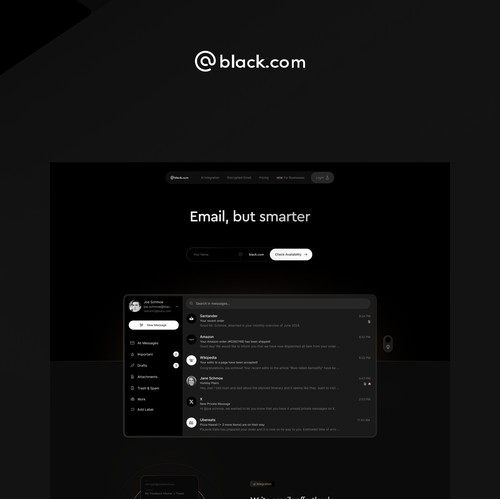 Webdesign for black.com
