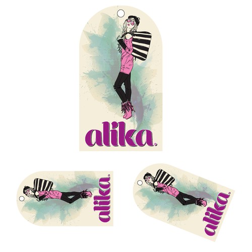 Alika Hang Tag Design