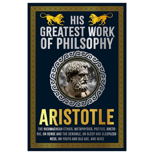 Aristotle book cover design 