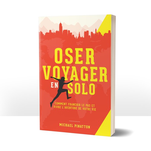Create an inspiring cover for non-fiction book « Dare to Travel Solo »