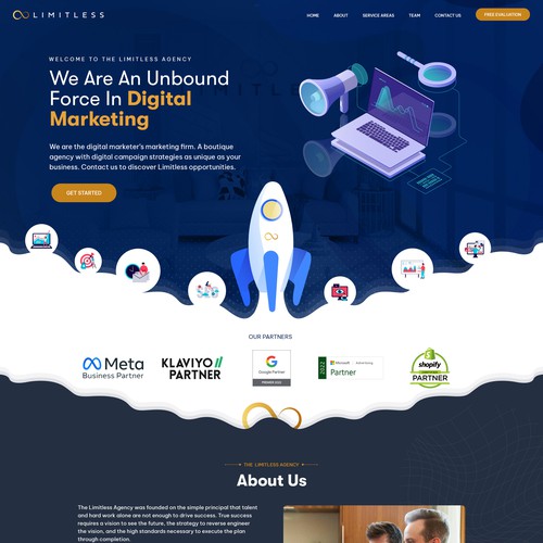 Business & Consulting webpage design