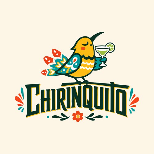Chirinquito margarita/mexican stand logo