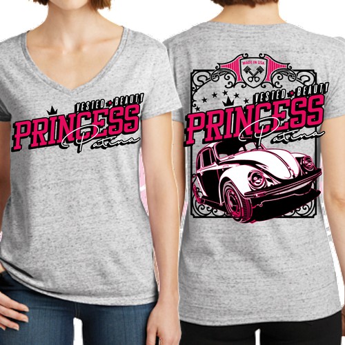 Princess Patina Tee Design