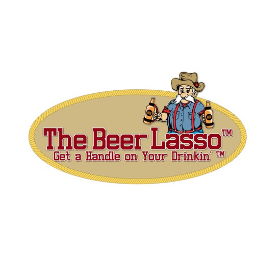 Logo Design for the Beer Lasso (handle for beer bottles)