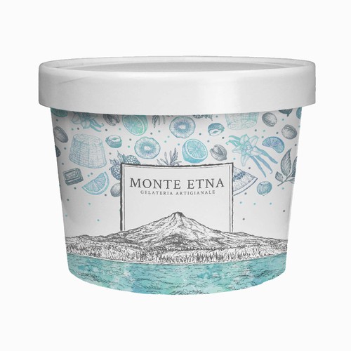 Packaging for ice cream shop