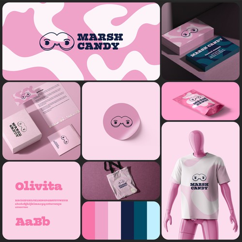 Marsh Candy : Logo and Visual Identity Design