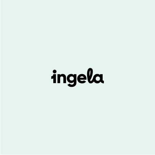 wordmark logo for new international startup ingela.com