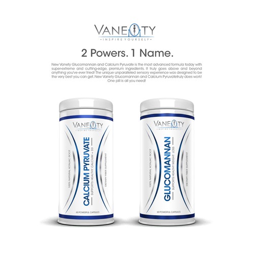 Very Motivated Weight Loss Co. has logo already, needs a complete label designed for vitamin bottle