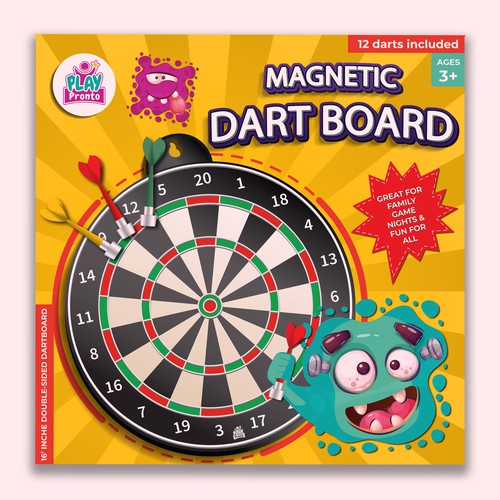 Package for a Dart Board game