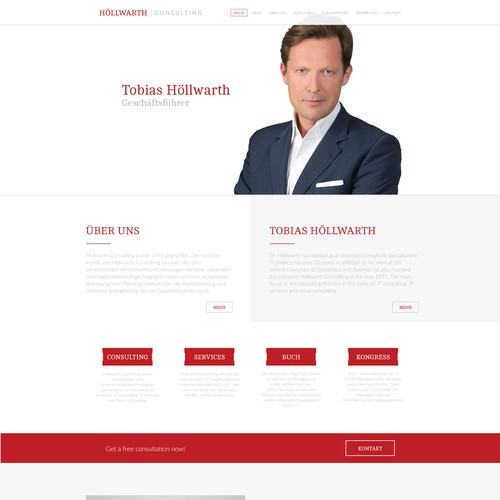 Webdesign for http://hoellwarth.at, IT & Cloud consulting business.