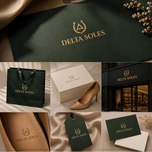 Elegant Luxury Shoe Boutique Logo