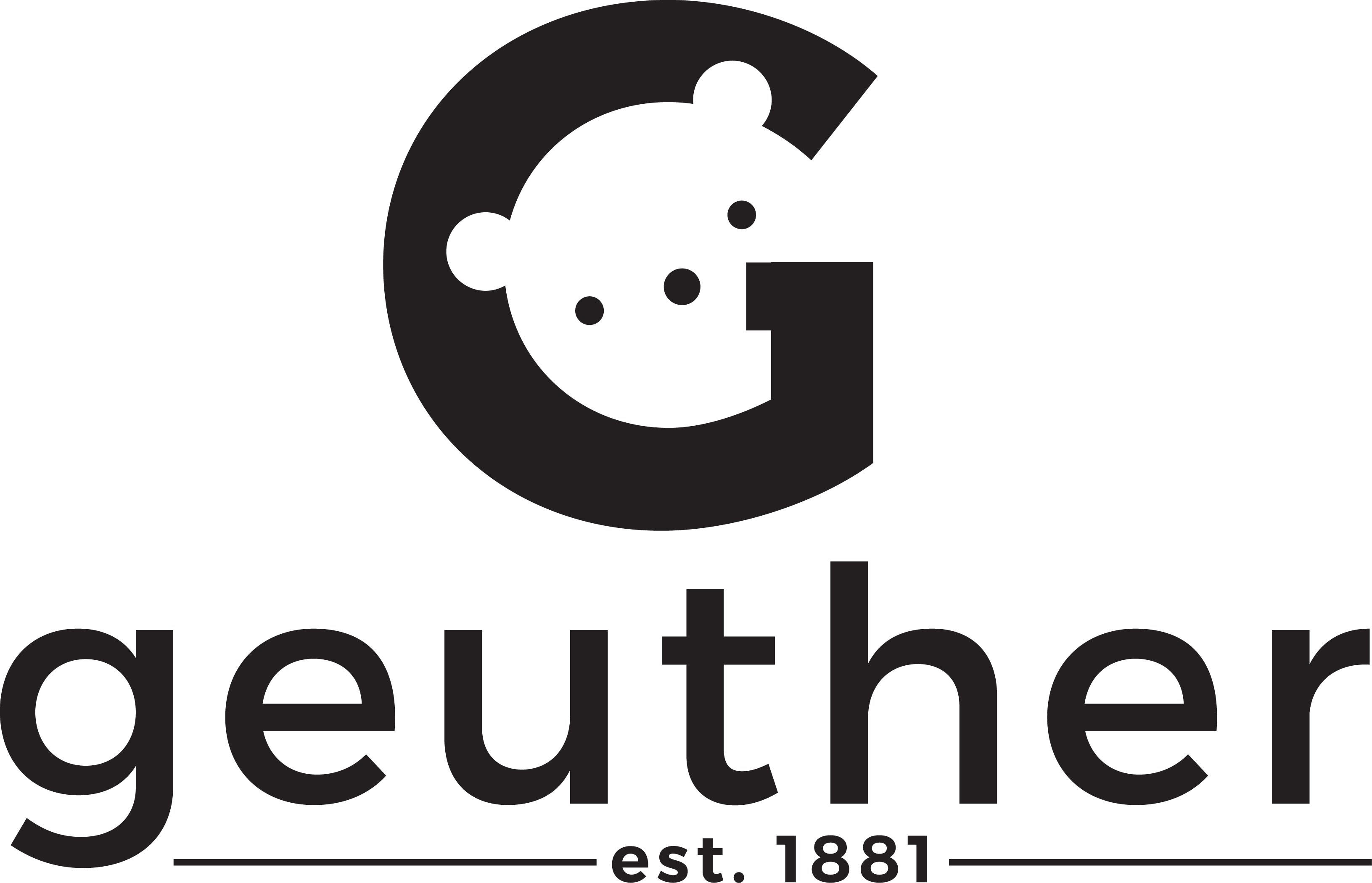 设计一个新的标志GEUTHER,孩子家具公司。