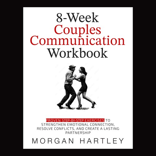 clean book design for couple communication