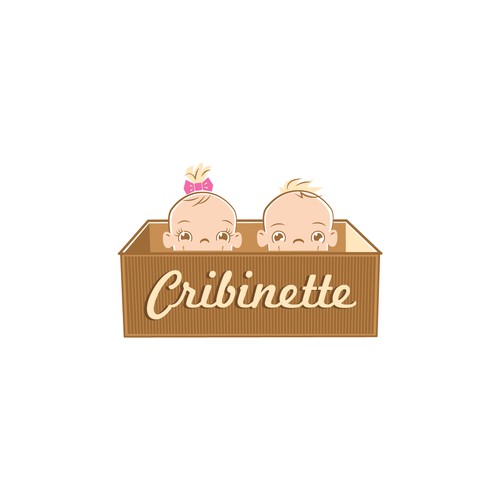 Adorable sleep-safe baby box for infants age 0-3 months logo