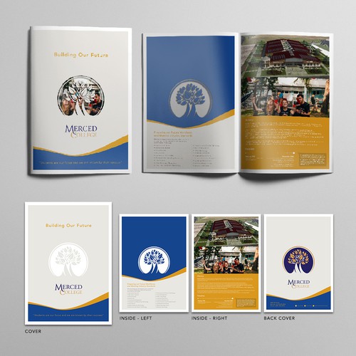 Brochure template for campus