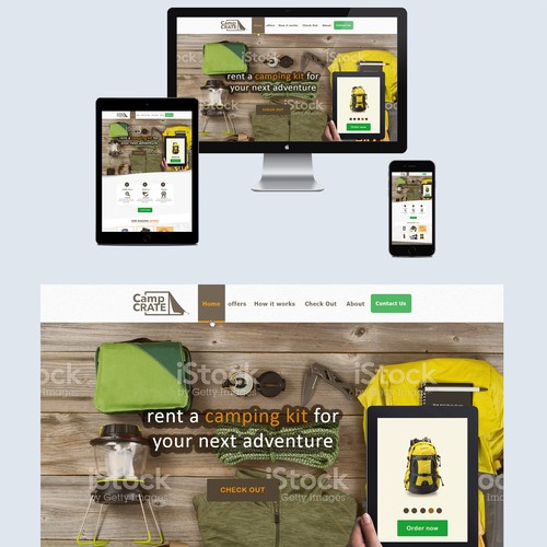 web design for camping