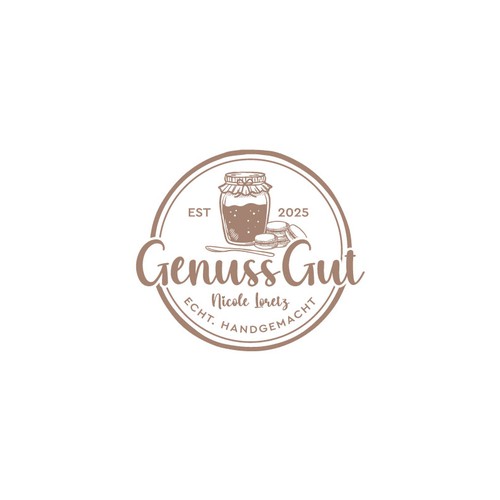 Elegant hand-drawn logo concept