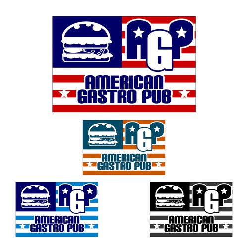 Immediate logo for American pub or restaurant