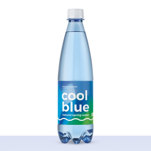 Natural spring water label