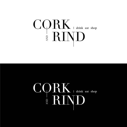 Cork & Rind Logo design