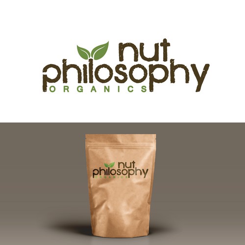 Nut Philosophy winning logo design.