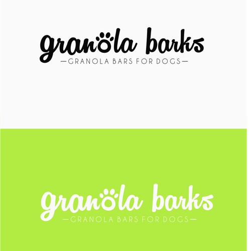 Lattering logo concept for granola barks