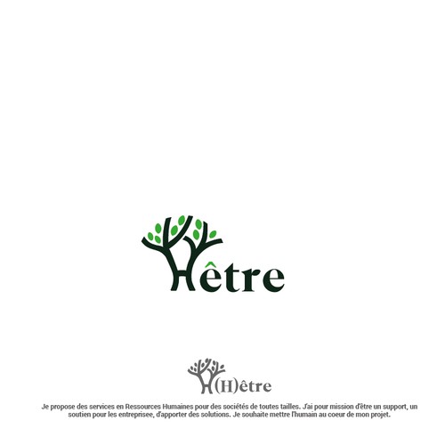 Hêtre logo design 