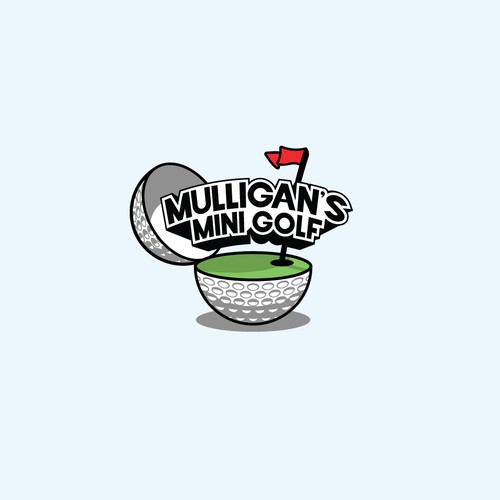 Portable MiniGolf Logo Design