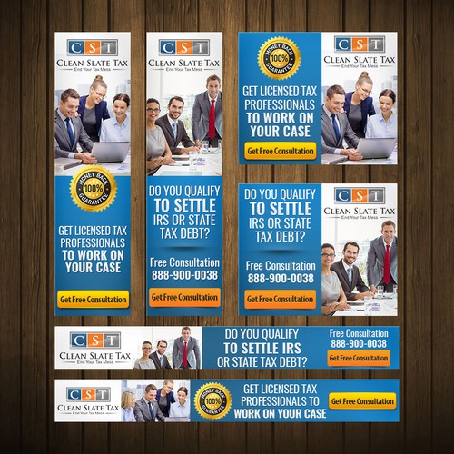 Banner Ad Design for Tax Firm