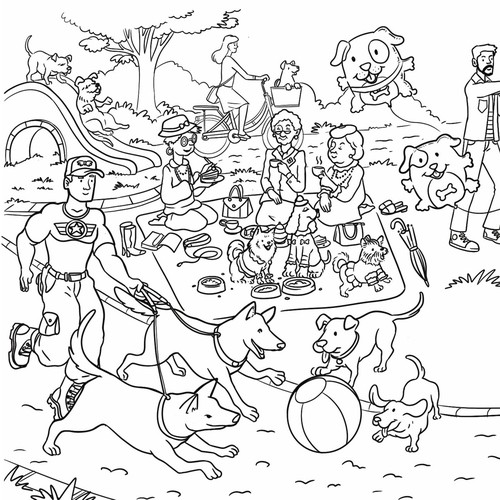 Line illustration